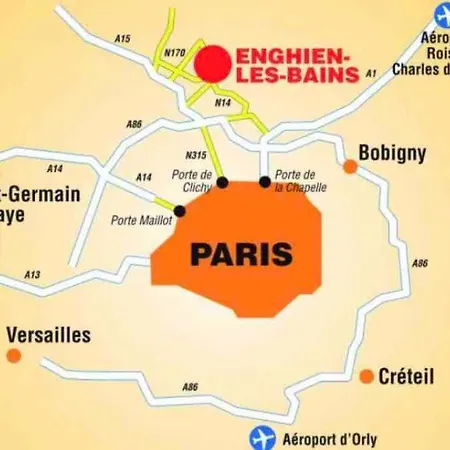 Proche Paris/casino D'enghien/stade De France/cdg